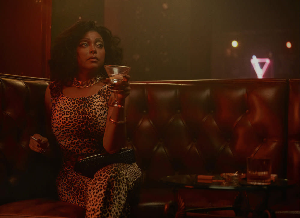 Taraji P. Henson as Vivian Thomas in <i>Fight Night: The Million Dollar Heist</i>]<span class="copyright">Parrish Lewis—Peacock</span>