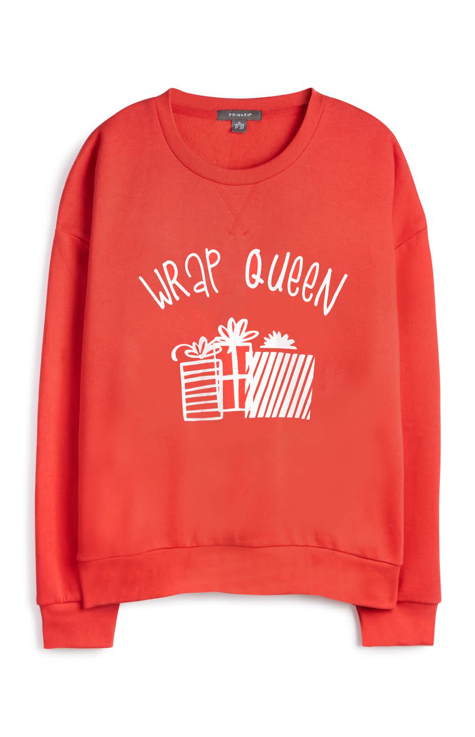 <p>Red present jumper, £6</p><p>We are hundy p wrap queens. That is, until the roll of wrapping paper runs out and we're stuck with an awkwardly small square, forced to patch up the rest with a Nando's receipt and too much tape. </p>