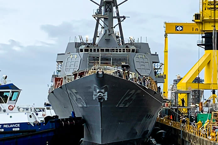 美國海軍最新驅逐艦「傑克盧卡斯號」啟動 SPY-6 艦上系統測試及人員訓練。   圖 : 雷神公司 / 提供