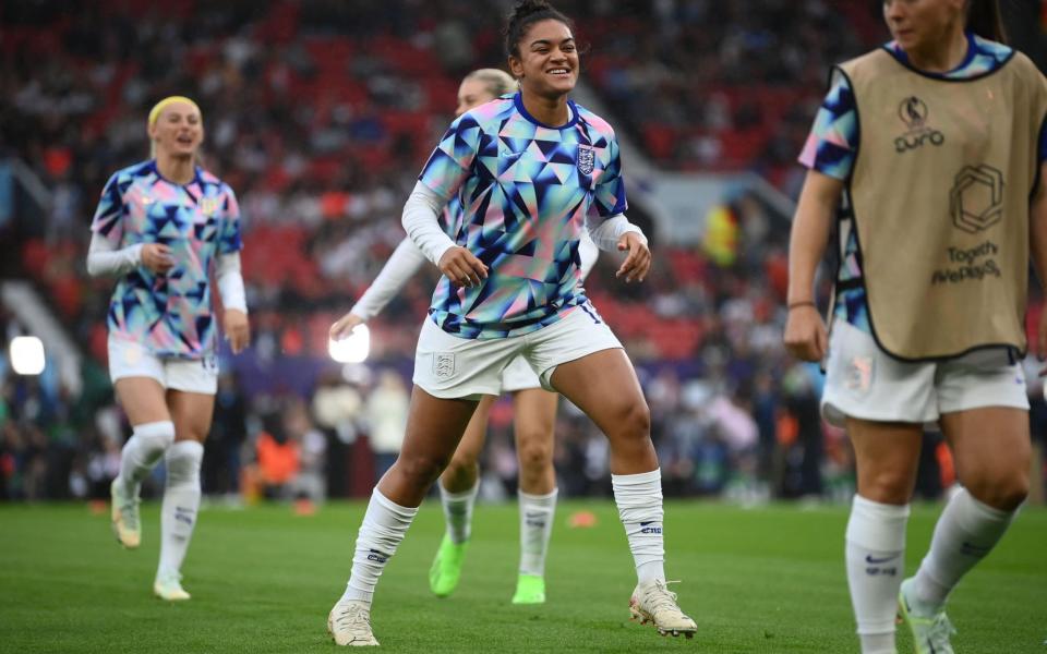 UEFA Women's Euro 2022 Group A football match between England and Austria at Old Trafford in Manchester, north-west England on July 6, 2022 - Franck Fife/AFP