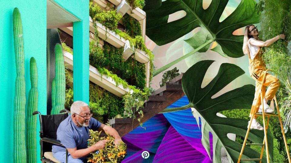 Biophilic: plant-first design that will boost a person’s connection to nature (Pinterest)