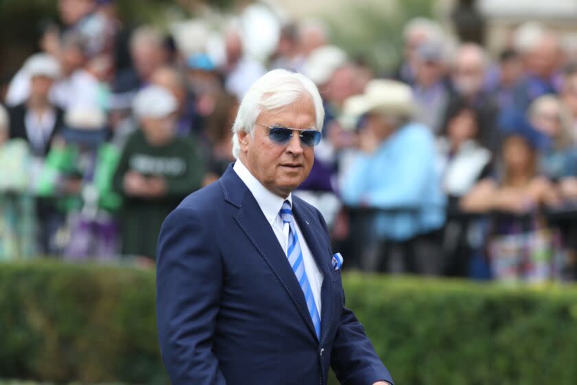 Trainer Bob Baffert at Del Mar Race Track on November 6, 2021 in Del Mar, California.