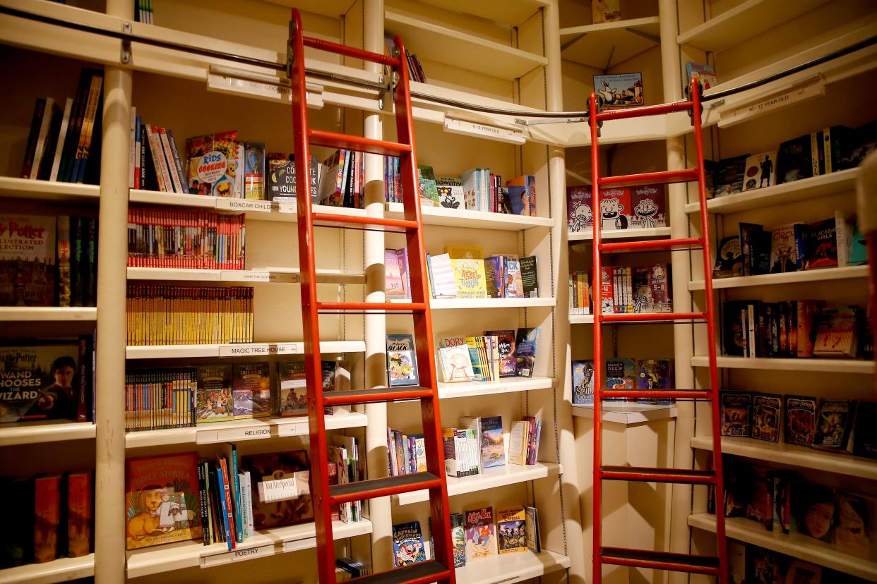 The book shelves are pictured the Full Circle Bookstore is pictured in Oklahoma City, Tuesday, June 7, 2022. 