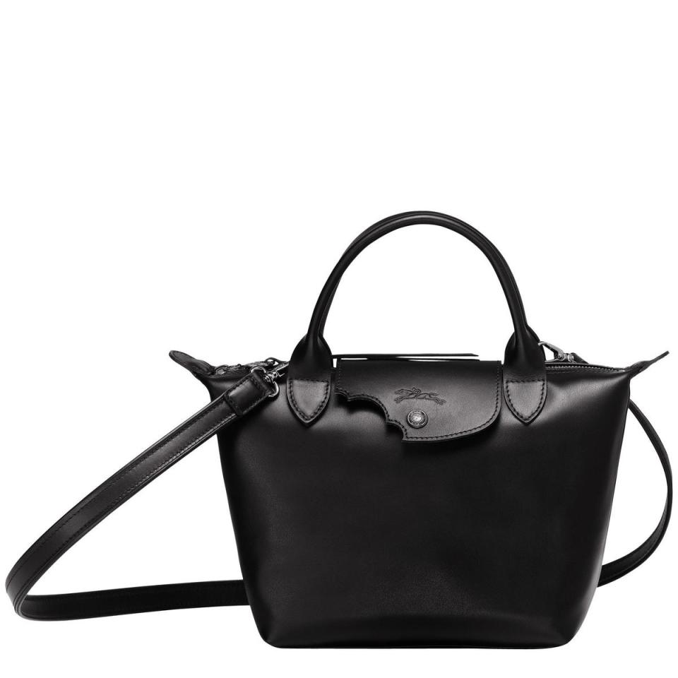 Le Pliage限量聯名系列牛皮手袋。NT$16,200（LONGCHAMP提供）