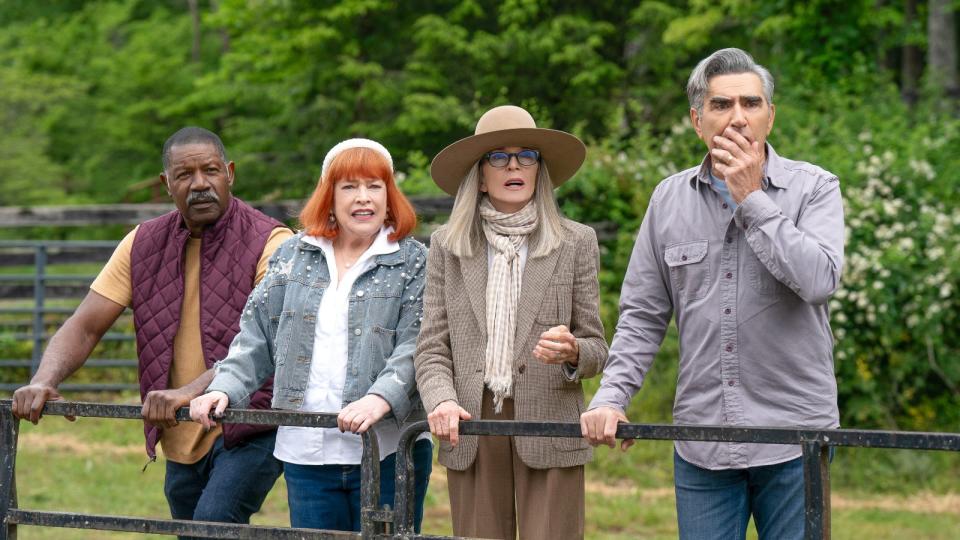 Dennis Haysbert, Kathy Bates, Diane Keaton and Eugene Levy in Summer Camp