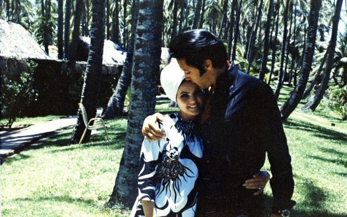 Priscilla Presley &amp; Elvis Presley in Hawaii, California (Photo by Magma Agency/WireImage) (WireImage / Getty Images)