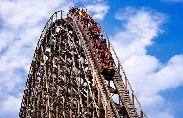 After numerous complaints and five hospitalizations, the El Toro ride was closed for the night. (Photo: John Greim via Getty Images)