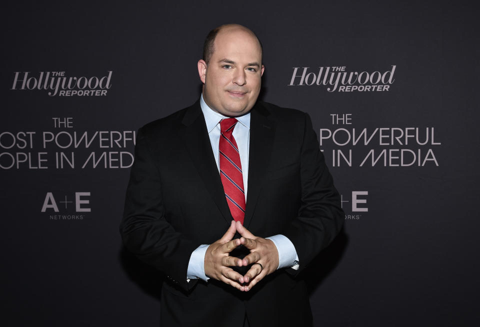 FILE - CNN "Reliable Sources" anchor Brian Stelter attends The Hollywood Reporter's annual Most Powerful People in Media issue celebration on May 17, 2022, in New York. CNN said in August 2022 that it was cancelling “Reliable Sources” and letting Stelter go, part of a nascent effort by new management to reclaim a brand identity that it feels was damaged during the Trump era. The news network, now under the Warner Discovery corporate banner and led since spring by CNN Worldwide Chairman Chris Licht, is trying to inject more balance into its programming and become less radioactive to Republicans. (Photo by Evan Agostini/Invision/AP, File)