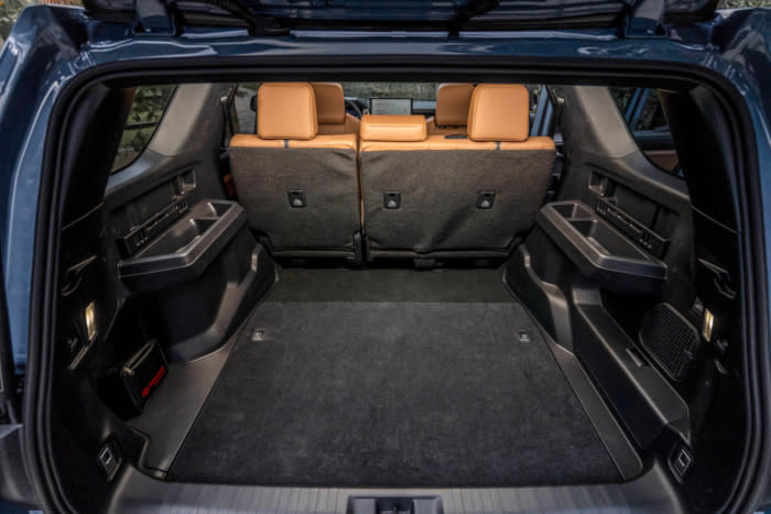 2025 Toyota 4Runner rear cargo area; (photo/Toyota)