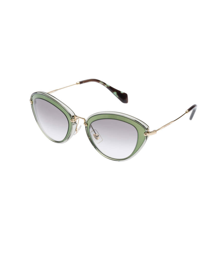 Miu Miu Noir Sunglasses, $310, miumiu.com