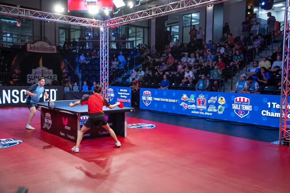 Major League Table Tennis will open its inaugural  season with matches this weekend at the Ocean Center in Daytona Beach.