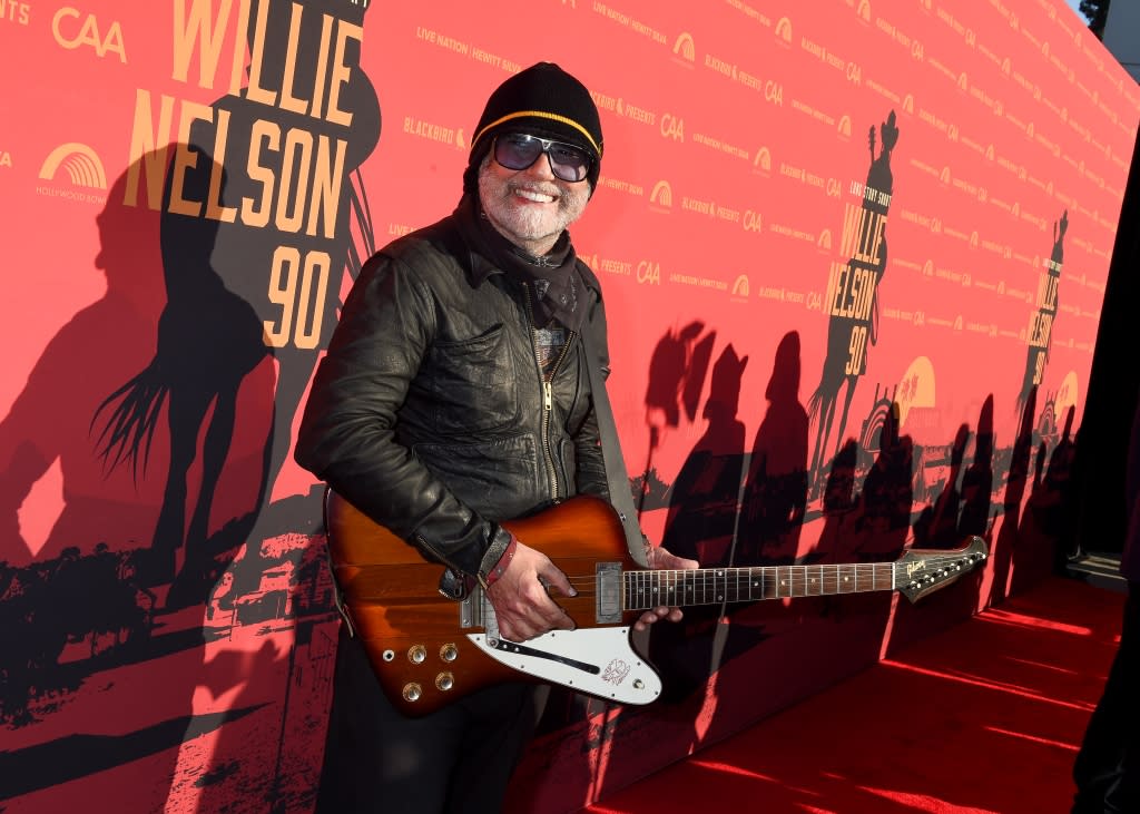 Daniel Lanois at "Long Story Short: Willie Nelson 90" held at the Hollywood Bowl on April 29, 2023 in Los Angeles, California.