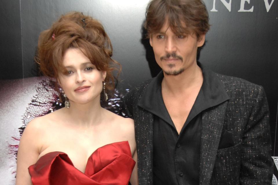 Premium Mandatory Credit: Photo by Richard Young/Shutterstock (723289cf) Helena Bonham Carter and Johnny Depp 'Sweeney Todd - The Demon Barber of Fleet Street' Film Premiere, London, Britain - 10 Jan 2008