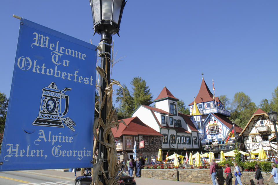 A Bavarian building in Helen, Georgia