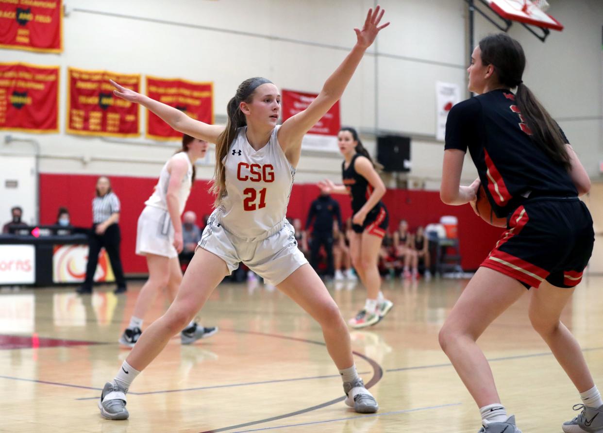 Senior point guard Lauren Sloan, a Clintonville resident, is healthy and leading Columbus School for Girls, having recovered from breaking three fingers on her right hand last season and her right pinkie last summer. The latter injury required surgery.