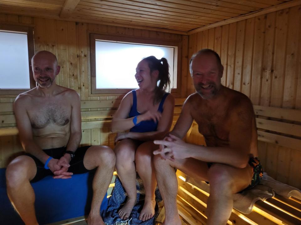The sauna has created a space where local people can connect (Helen Coffey)