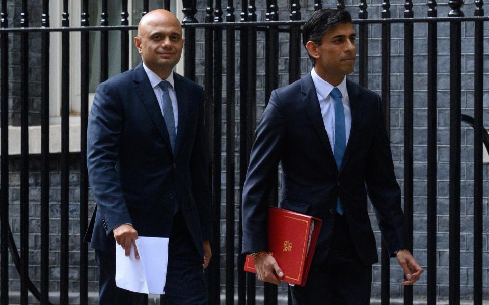 Sajid Javid and Rishi Sunak - Leon Neal/Getty Images