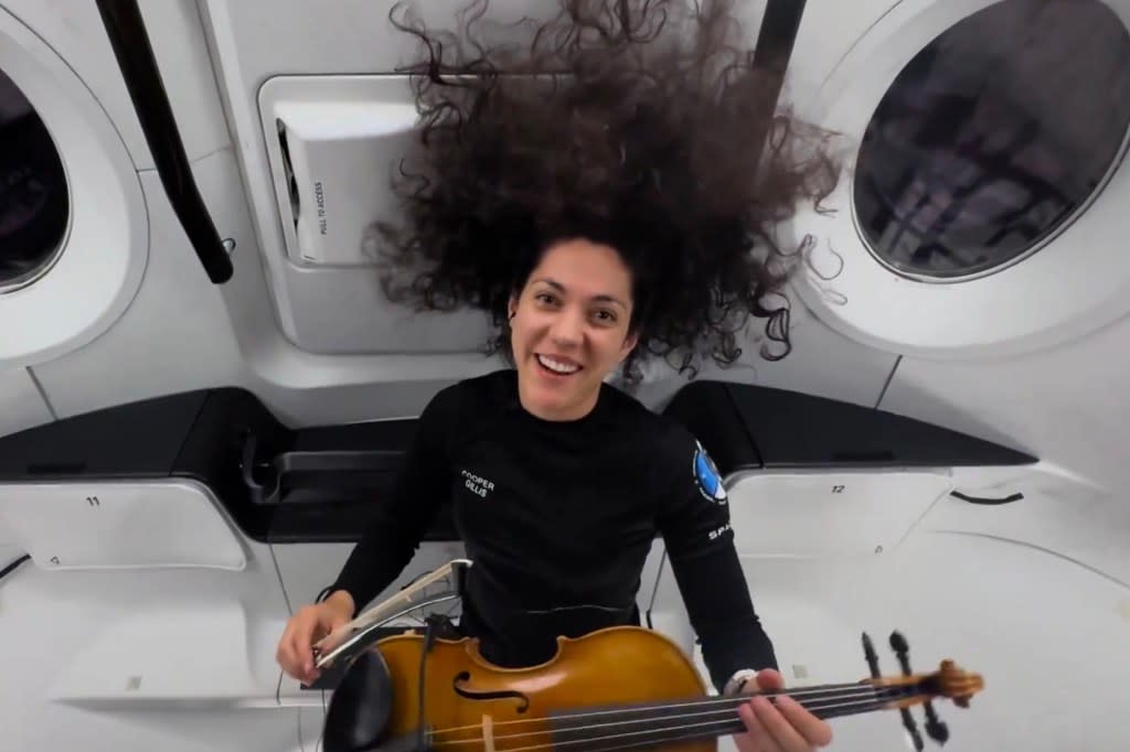 Gills played the song after participating in the first civilian spacewalk in history. Polaris/X