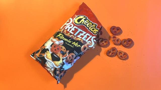 Cheetos Cheddar And Flamin' Hot Pretzels Review: We Can't Stop