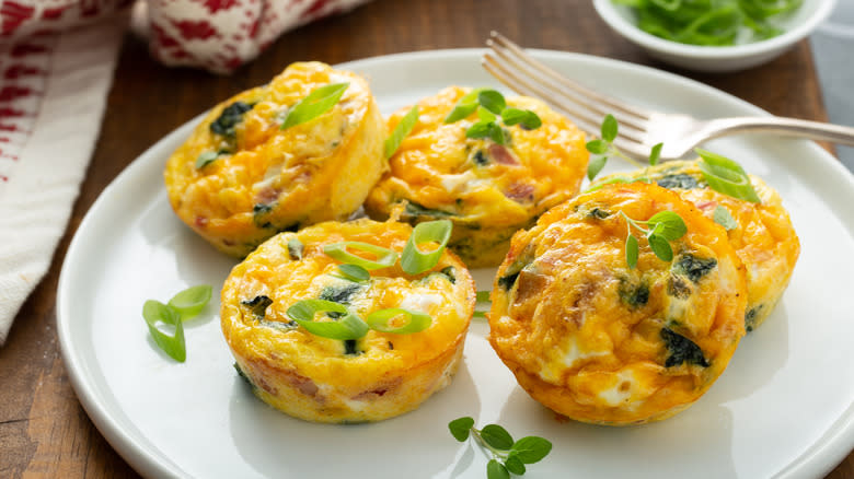 spinach and egg muffins