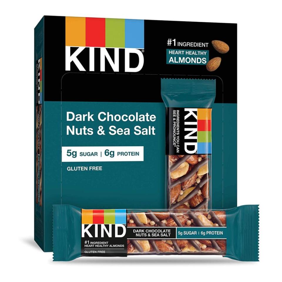 KIND Dark Chocolate Bar Best Granola Bars Amazon