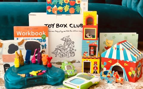 Toy Box Club is a toy subscription service - Credit: Toy Box Club