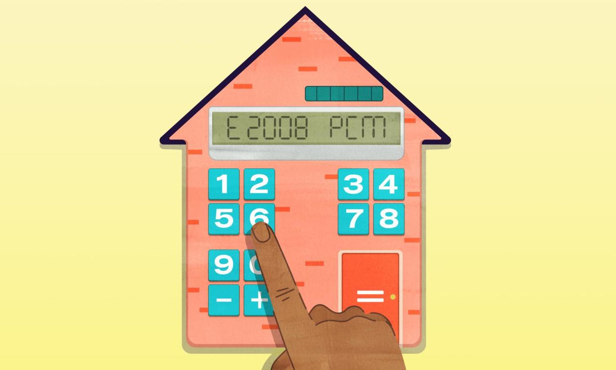 <span>Online calculators will give you an estimate of how much a lender might offer you.</span><span>Illustration: Jamie Wignall/The Guardian</span>