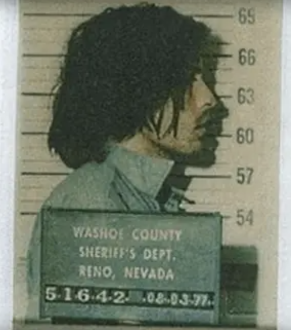 his mug shot in Reno