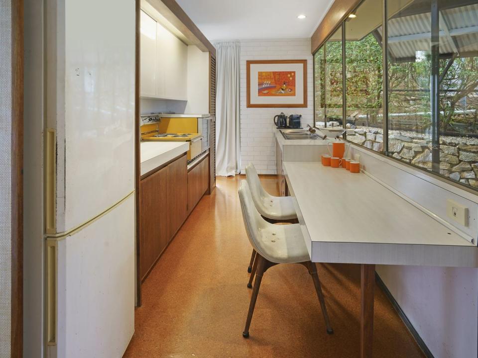 The kitchen of the home at 45 Chater Street, Carina QLD.