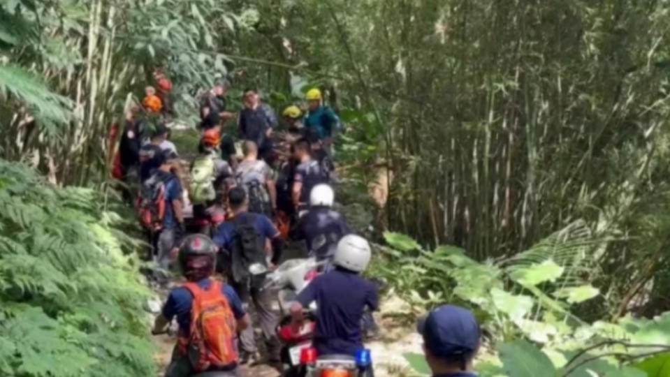 三峽分局28歲警員登鳶山步道失足身亡。翻攝畫面