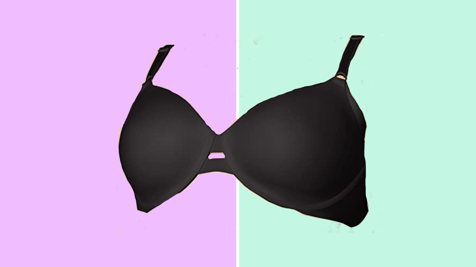 A simple bra with keyhole detailing.