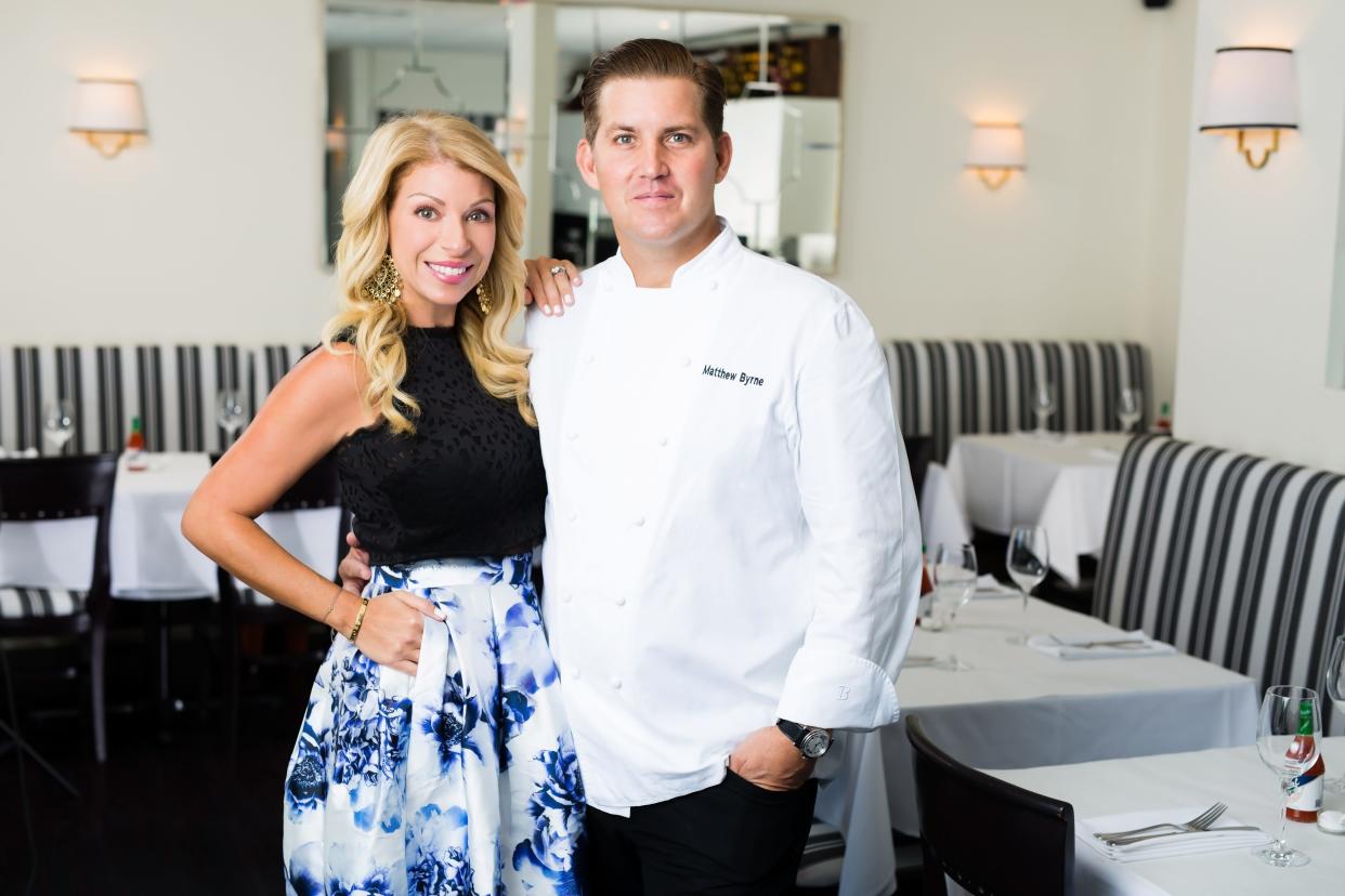 Aliza Byrne and Chef Matthew Byrne own and operate Kitchen restaurant in West Palm Beach. [Photo by LILA PHOTO]