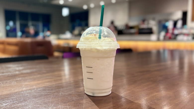 Snowball Frappuccino drink