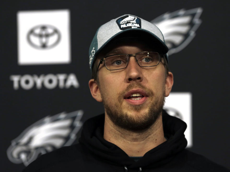 Quarterback Nick Foles announced on Monday he's signed with a new team. (AP)