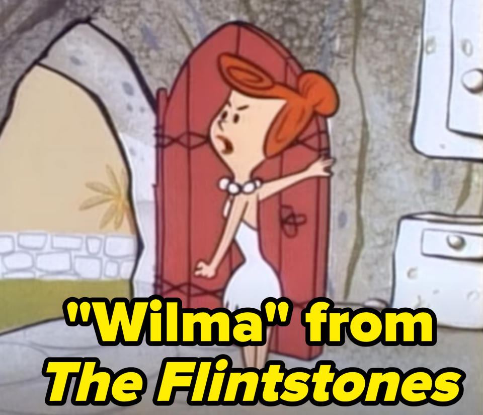 "Wilma" from "The Flintstones"