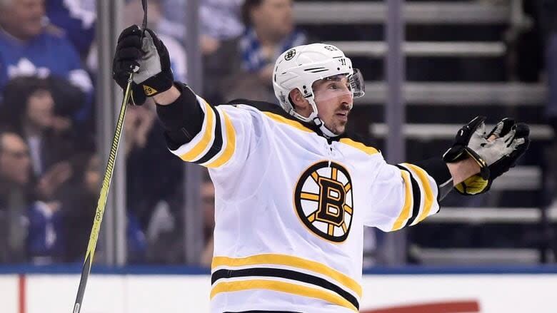 Brad Marchand has spent his entire NHL career playing for the Boston Bruins.
