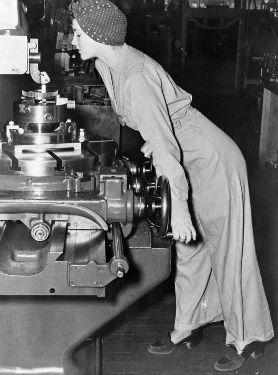 Naomi Parker, the inspiration behind "Rosie the Riveter"