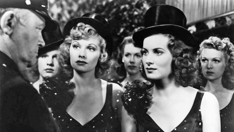 Lucille Ball and Maureen O’Hara in Dance, Girl, Dance. Courtesy RKO Pictures/BFI