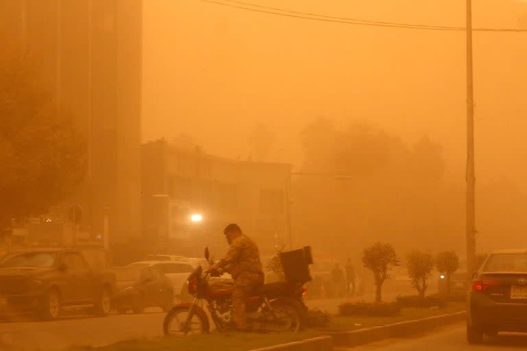 Tormenta de arena; irak; Bagdad; mundo; fotos del día;