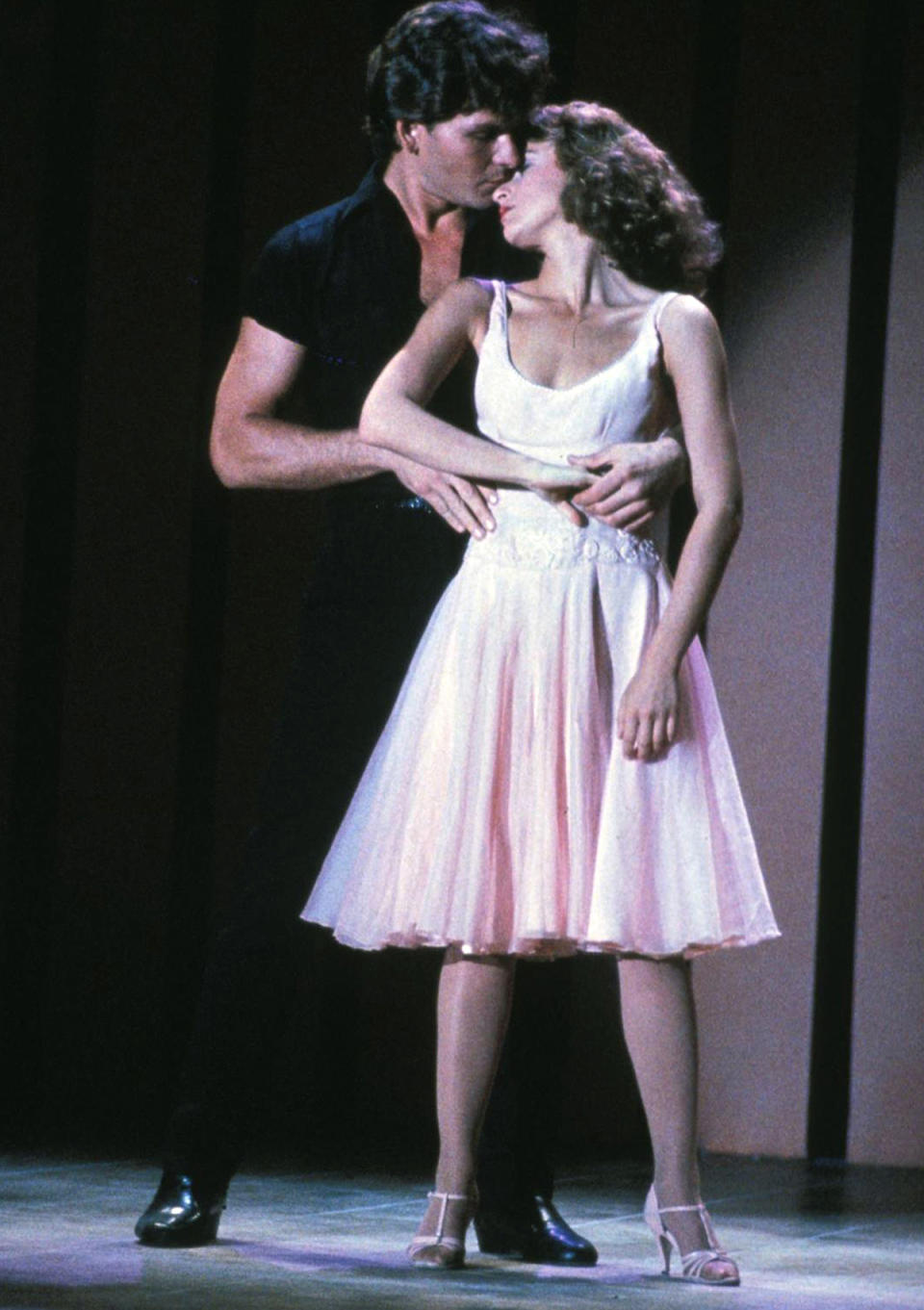 Patrick Swayze and Jennifer Grey on Dirty Dancing