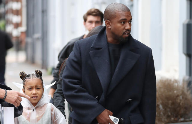 North West Dressed as Dad Kanye for Halloween 2023