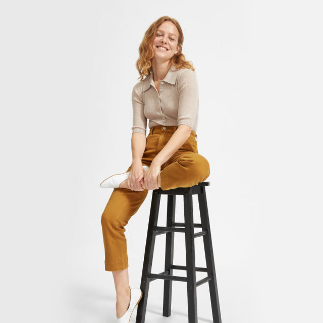 Everlane Pants crop review Slim Straight Leg