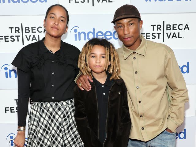 Pharrell's Triplets Were Spotted For The First Time At His Premiere Fashion  Show For Louis Vuitton