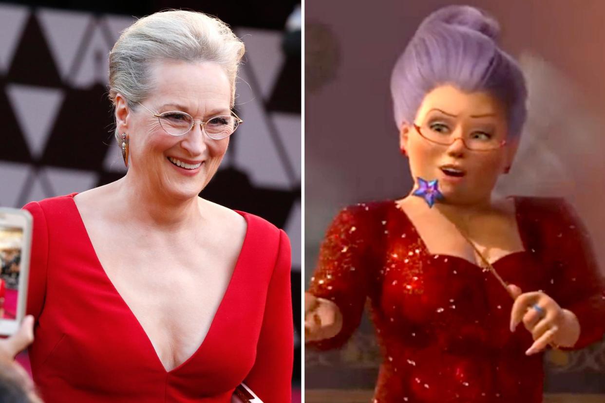 Uncanny: Meryl Streep was compared to the Fairy Godmother in Shrek 2