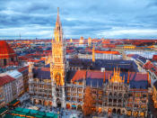 Platz 1: Ein- und Zweifamilienhäuser: München (Stadt): Preis pro Quadratmeter: 7.423 Euro. Eigentumswohnungen: München (Stadt): Preis pro Quadratmeter: 6.470 Euro. (Bild-Copyright: Andrey Kravchenko/ddp images)