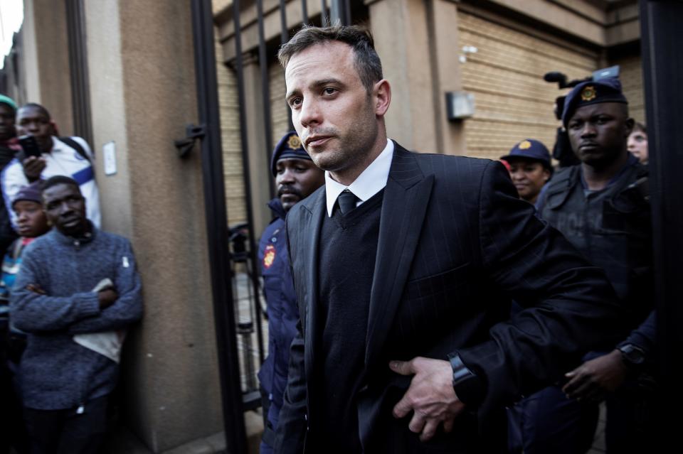 Closeup of Oscar Pistorius