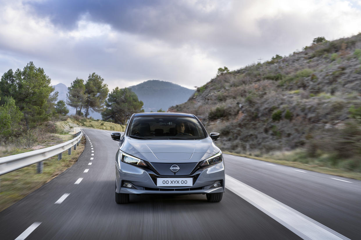 The Nissan Leaf can travel up to 239 miles on a charge. (Nissan)