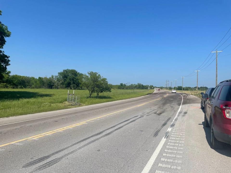 The stretch of road where four people including two elementary school students died and a truck driver was hospitalized after a head-on collision between an SUV and an 18-wheeler in Wise County on Tuesday morning.