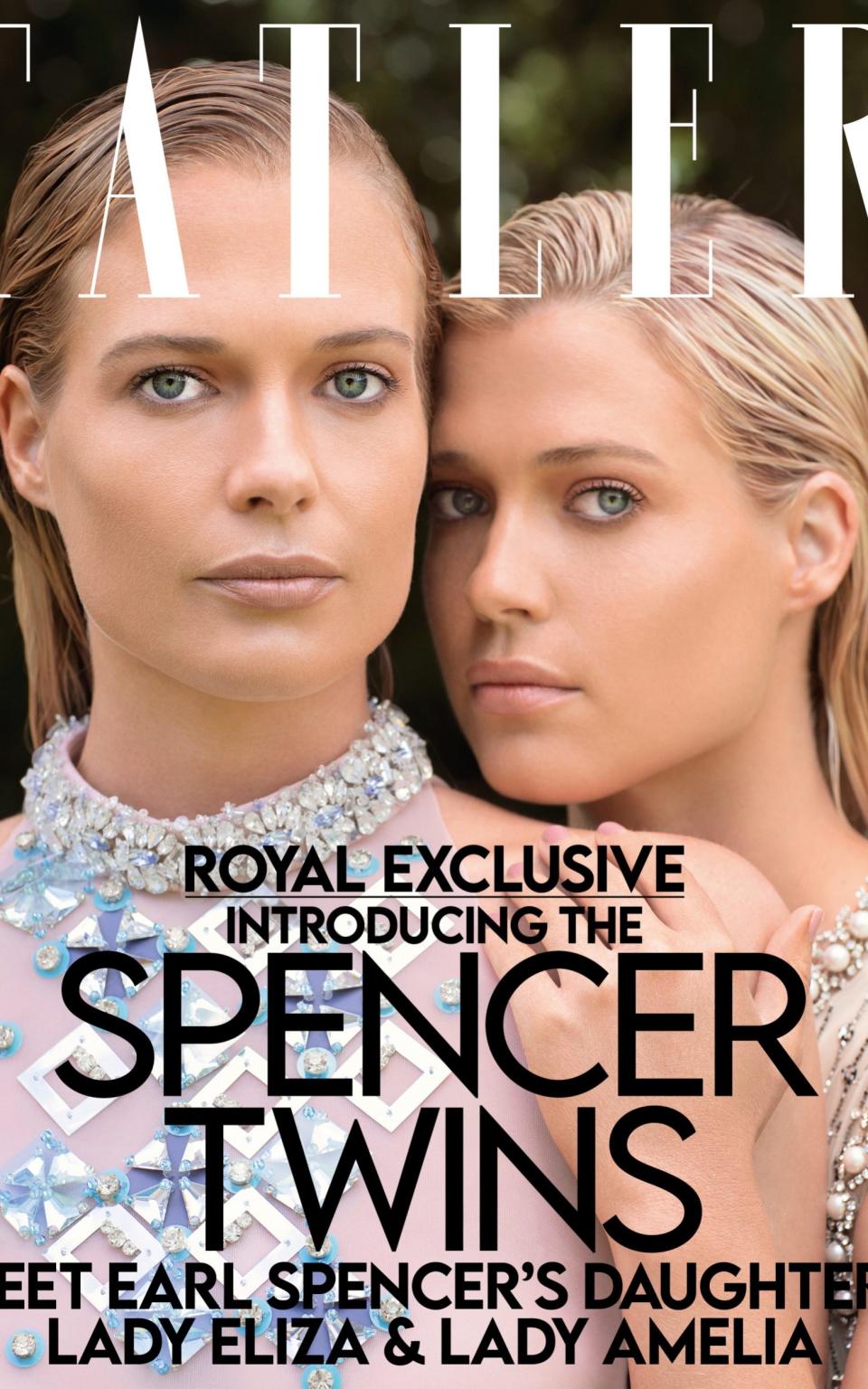  Lady Amelia and Lady Eliza Spencer  - Tatler