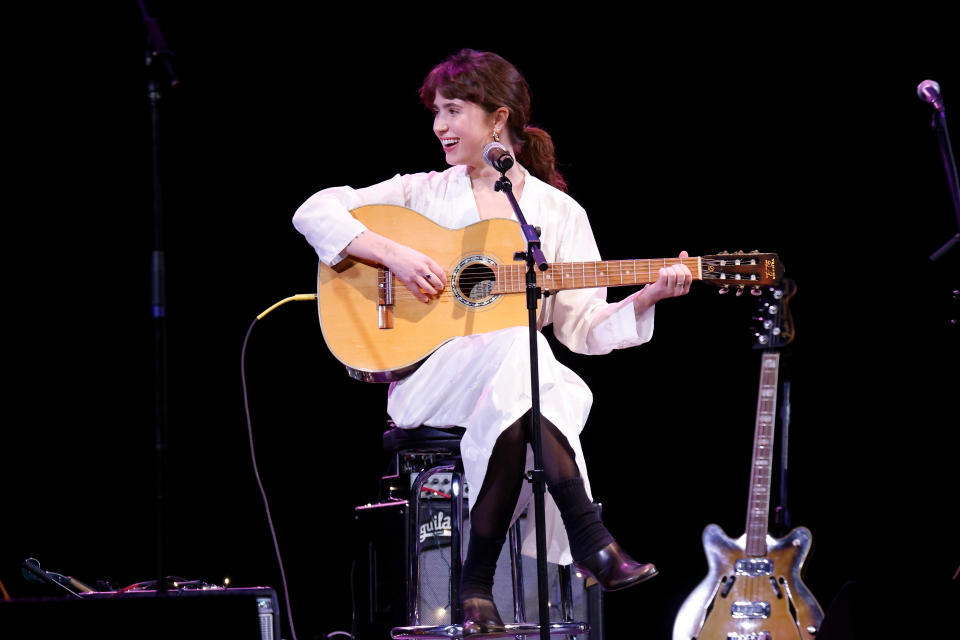 NEW YORK, NEW YORK - DECEMBER 19: Clairo performs during The 9th Annual Talent Show presented by The Ally Coalition at Skirball Center for the Performing Arts on December 19, 2023 in New York City. (Photo by Taylor Hill/Getty Images for The Ally Coalition)